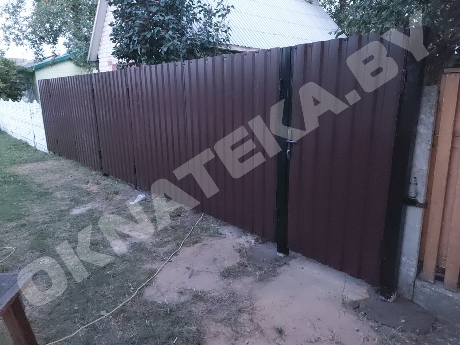 Забор из профлиста