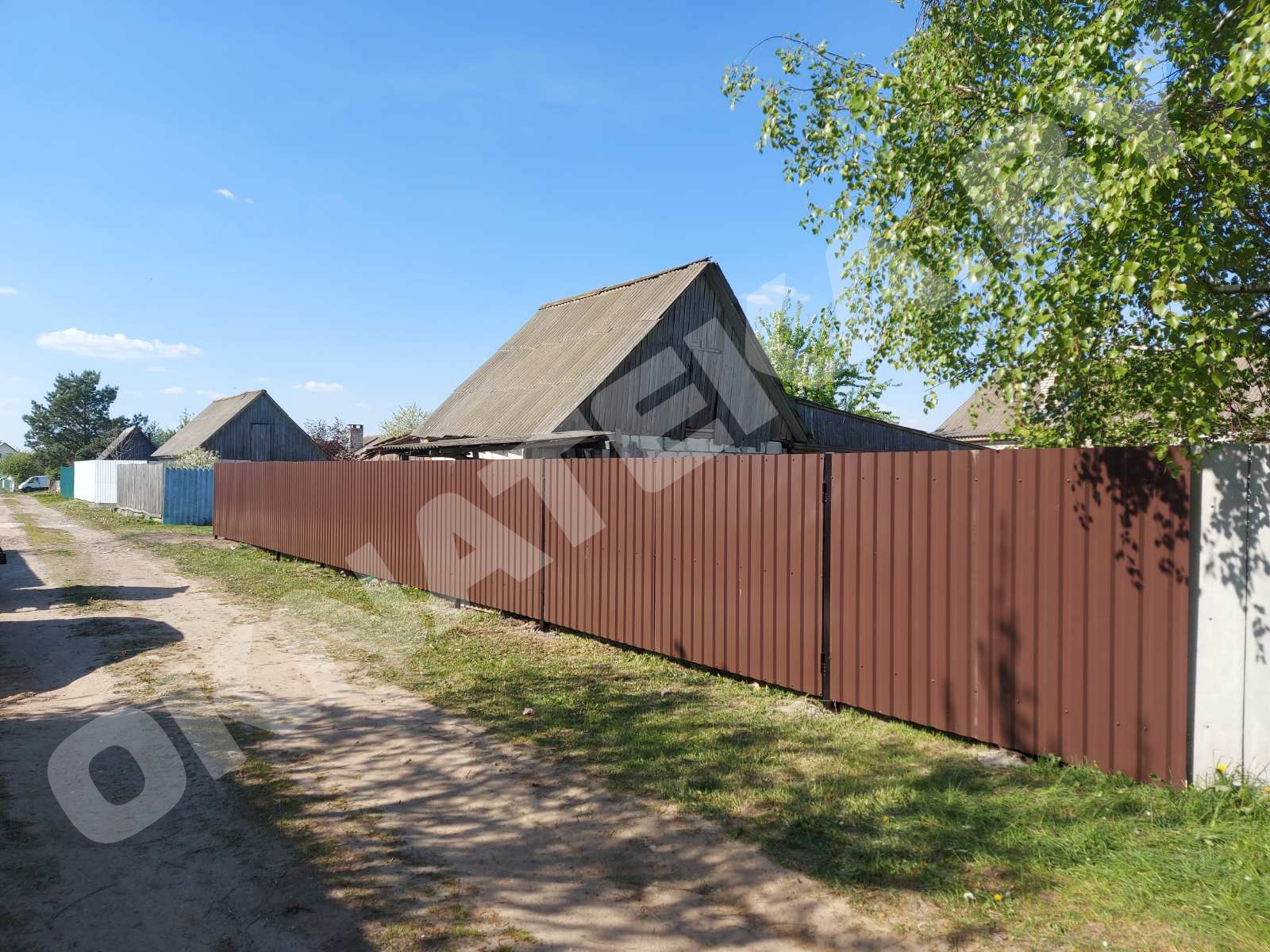 Заборы из металлопрофиля в Крупках