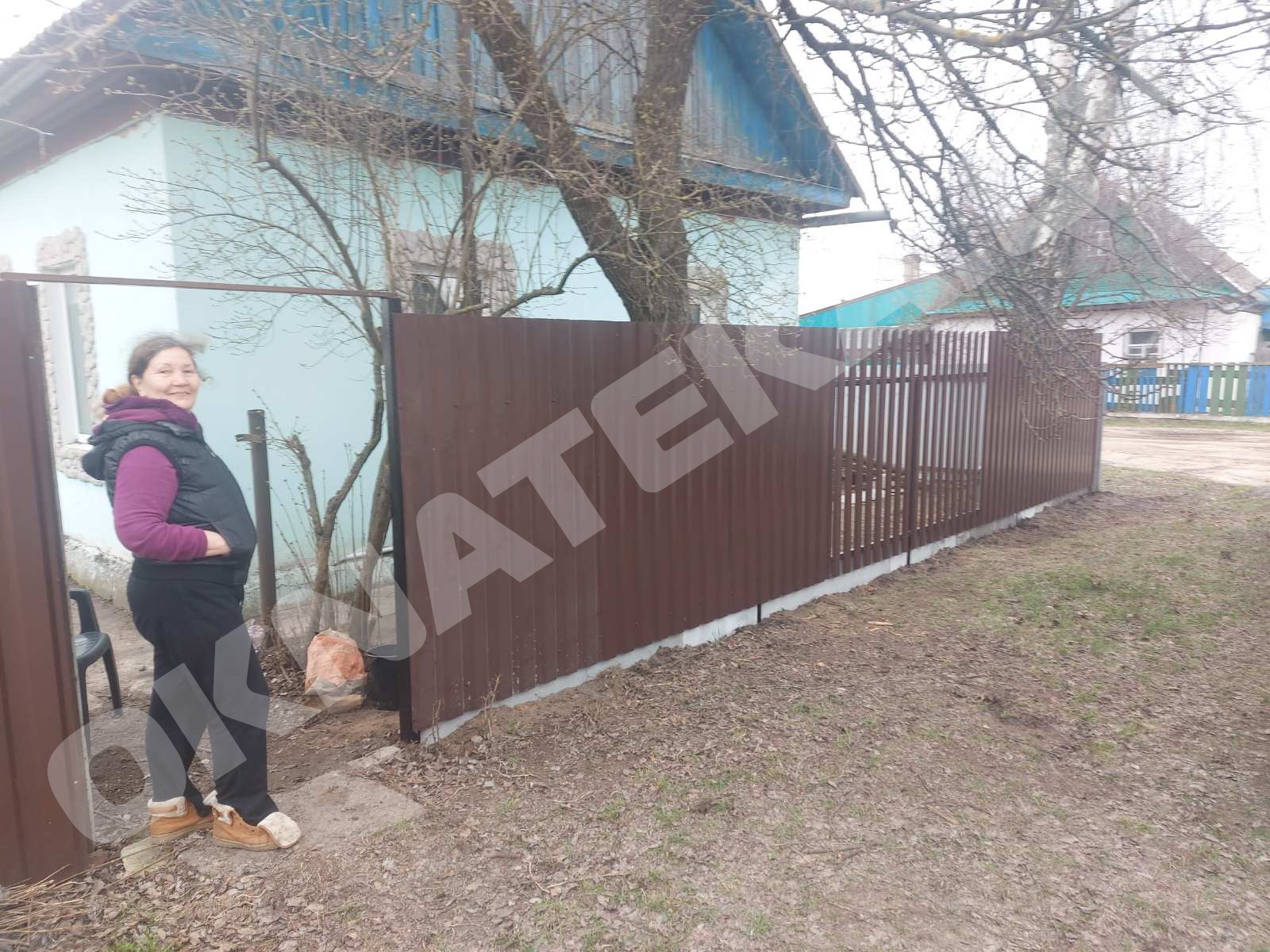 Забор штакетник